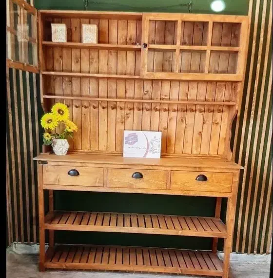 میز کافی بار کنسول بار (تمام چوبی مستقیم ازتولیدی)|بوفه، ویترین، کنسول|قیامدشت - خاورشهر, |دیوار