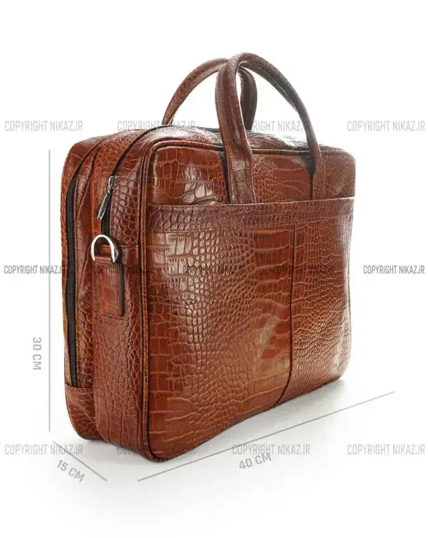 کیف اداری چرم طرح کروکودیل|کیف، کفش، کمربند|تبریز, |دیوار