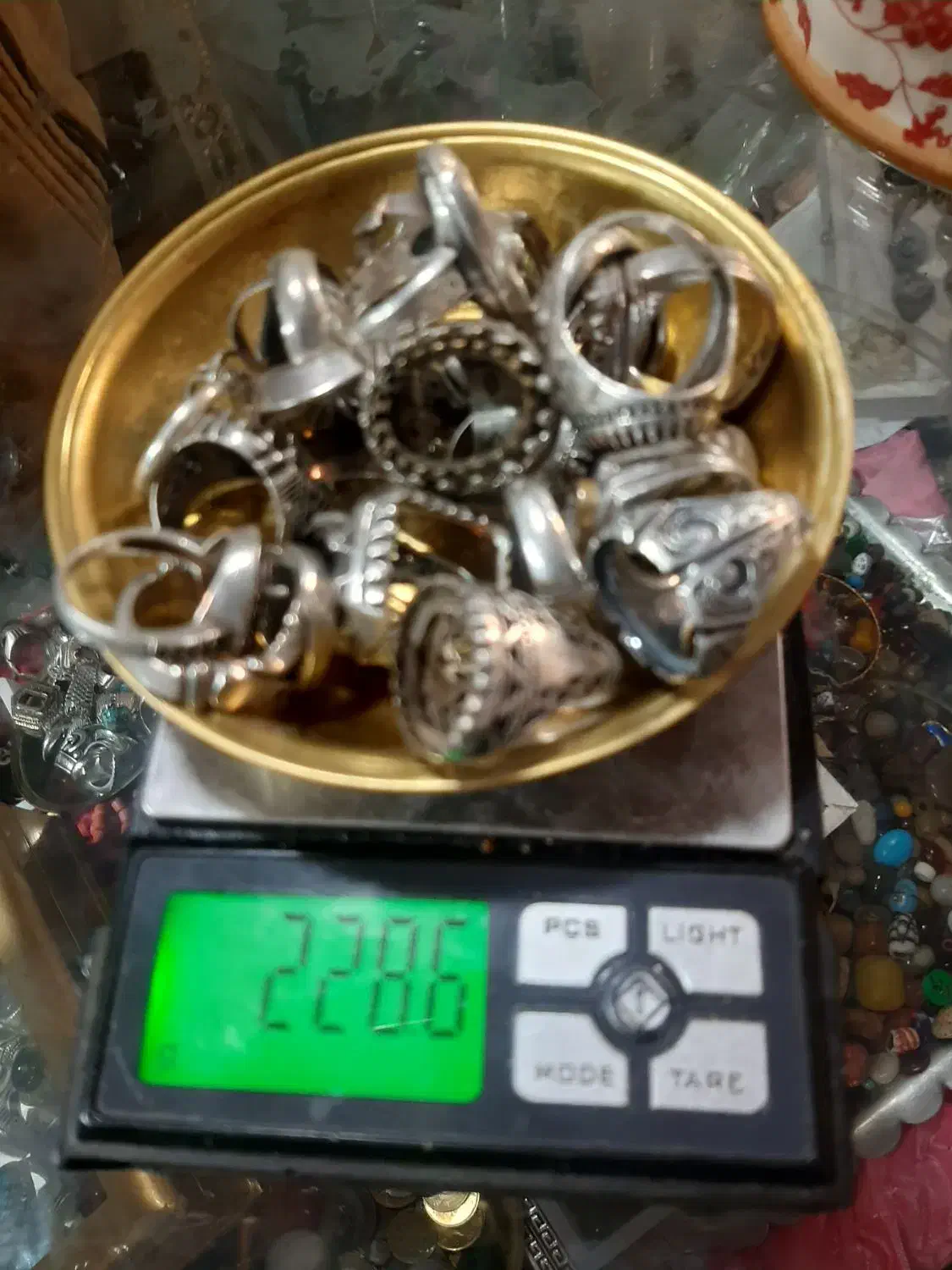 حدود ۱۰ کیلو انگشتر  نقره|کلکسیون و سرگرمی|مشهد, پایین خیابان|دیوار