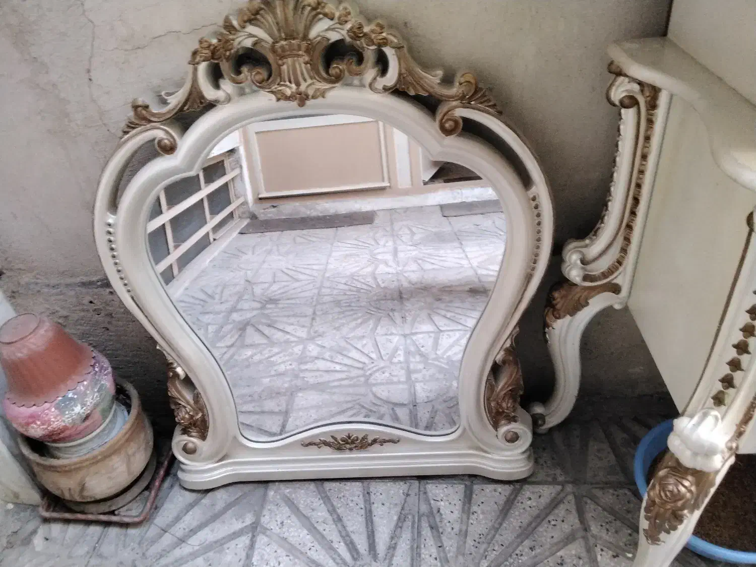 بوفه ویترین دار و کنسول و آینه|بوفه، ویترین، کنسول|رامشیر, |دیوار