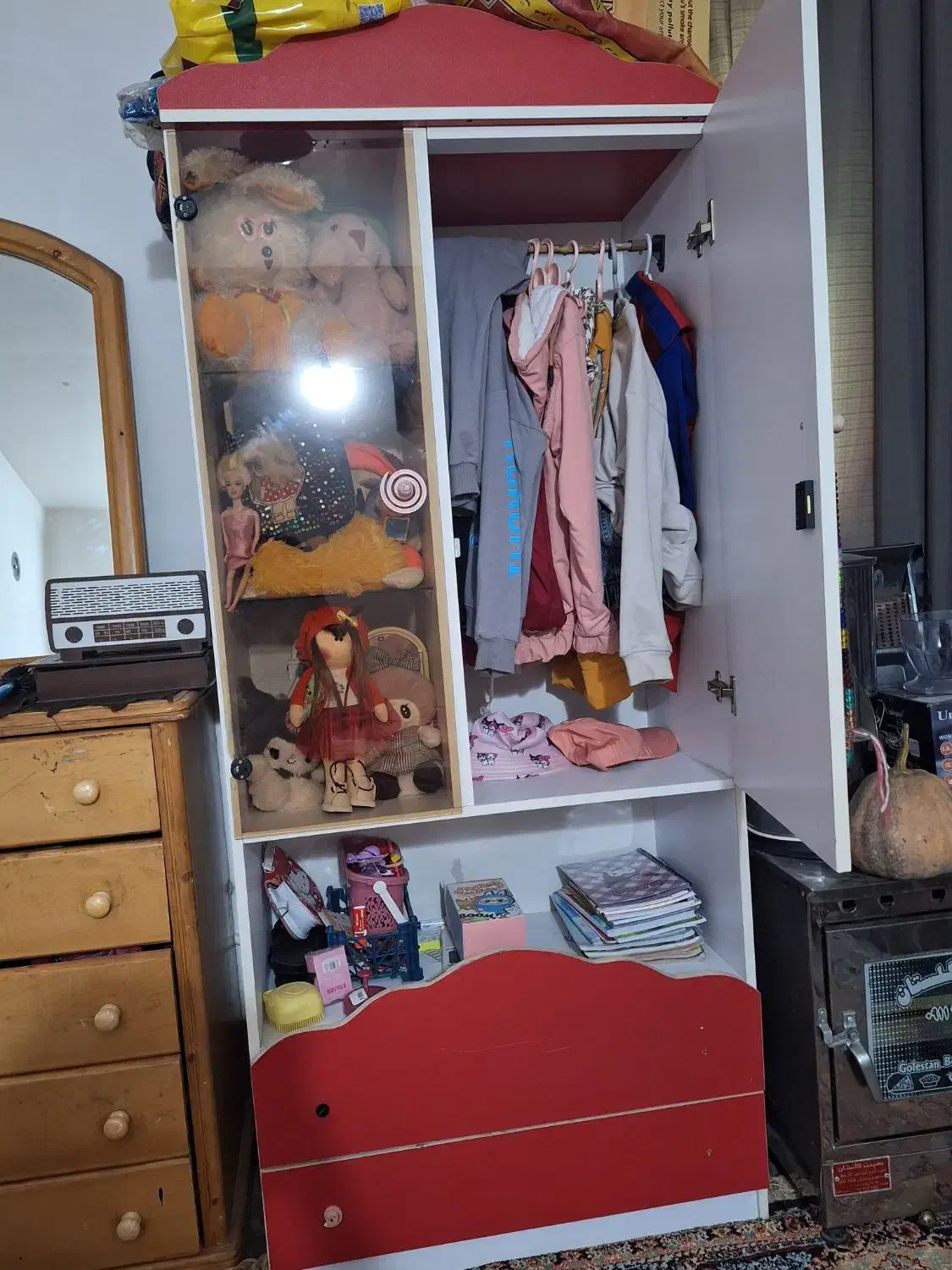 کمد|جاکفشی، کمد، دراور|کردکوی, |دیوار