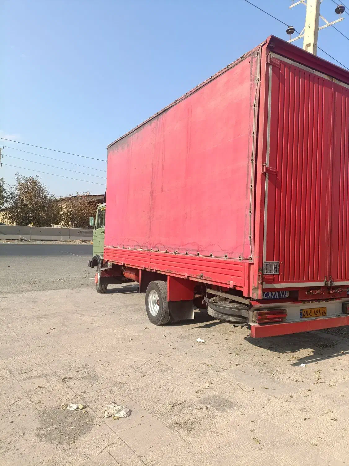 خاور مسقف چادری608|خودرو سنگین|رباط‌کریم, رباط‌کریم|دیوار