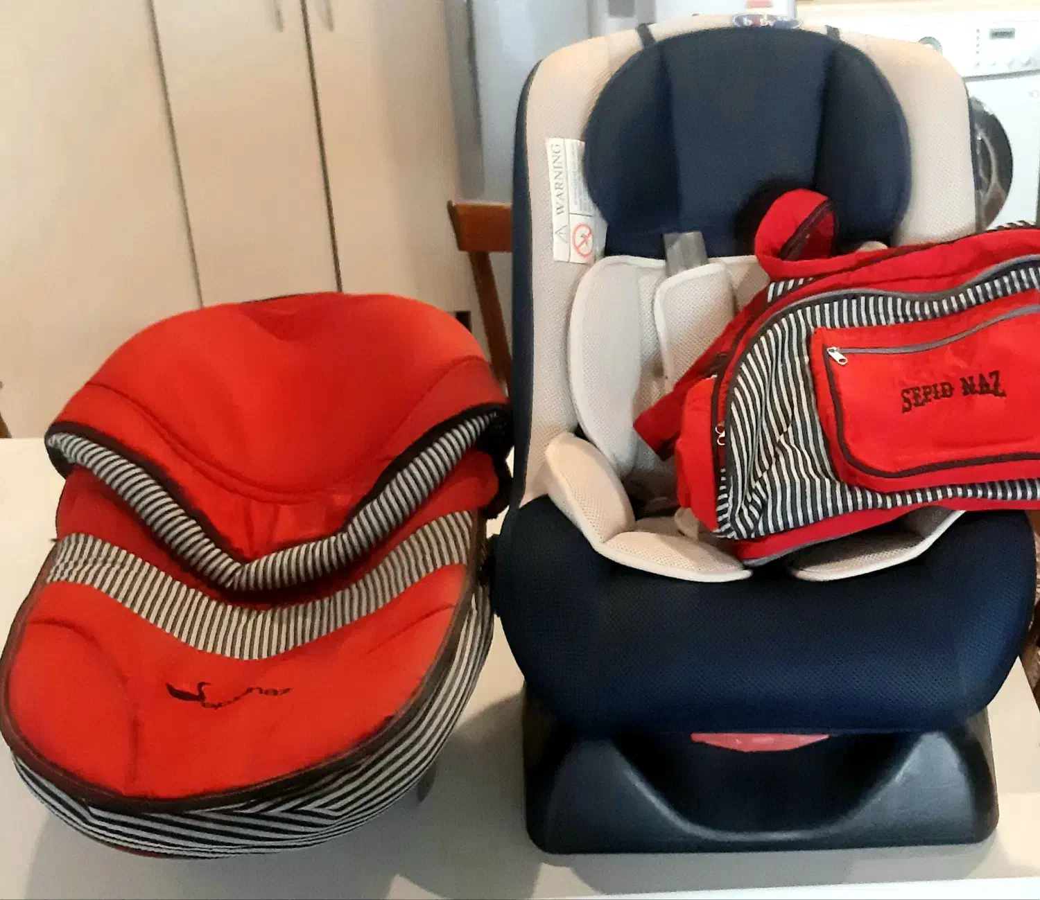 صندلی ماشینی نوزاد و کریر|کالسکه و لوازم جانبی|میانه, |دیوار