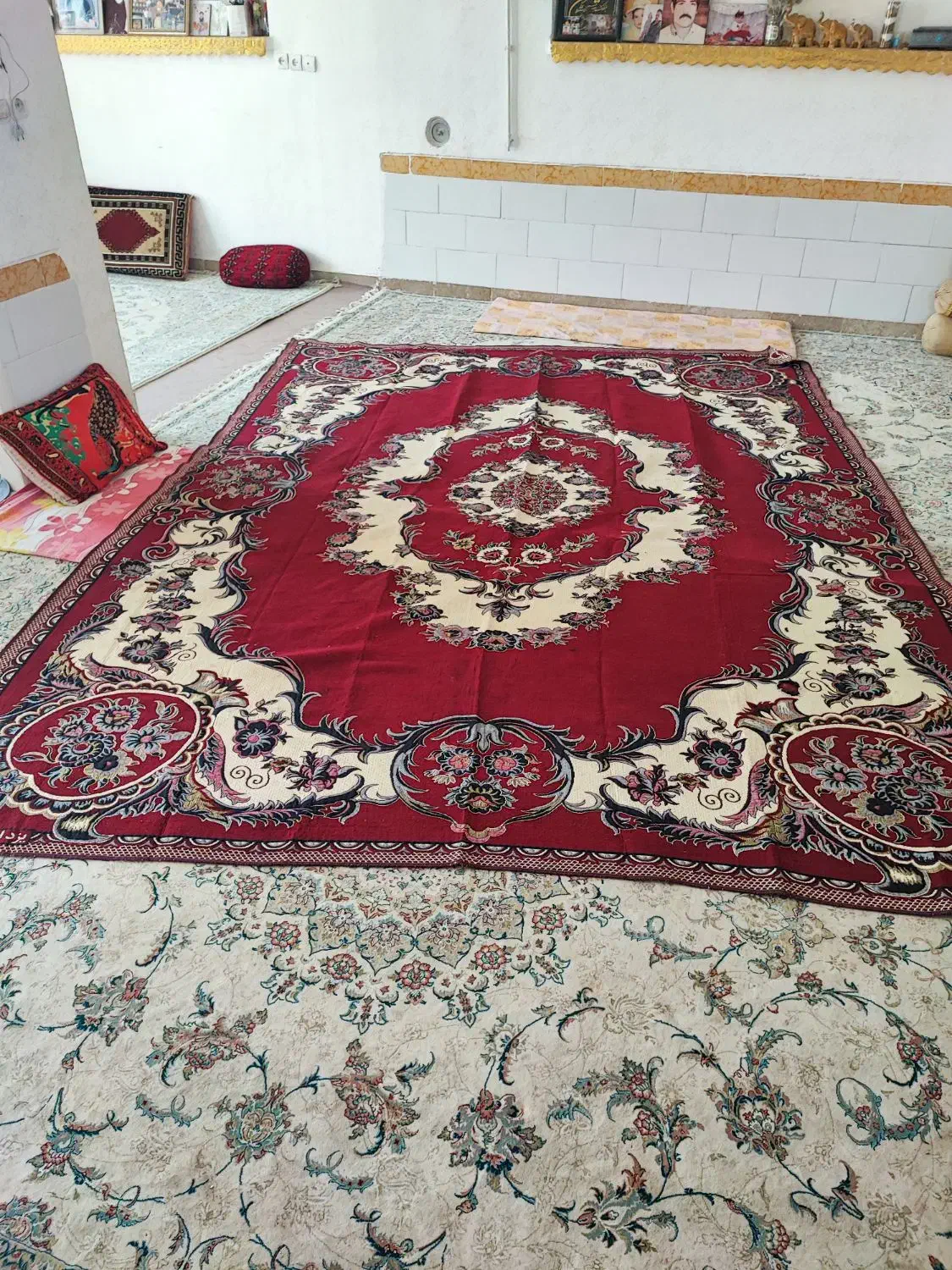 فرش|روفرشی|مرودشت, تخت جمشید|دیوار