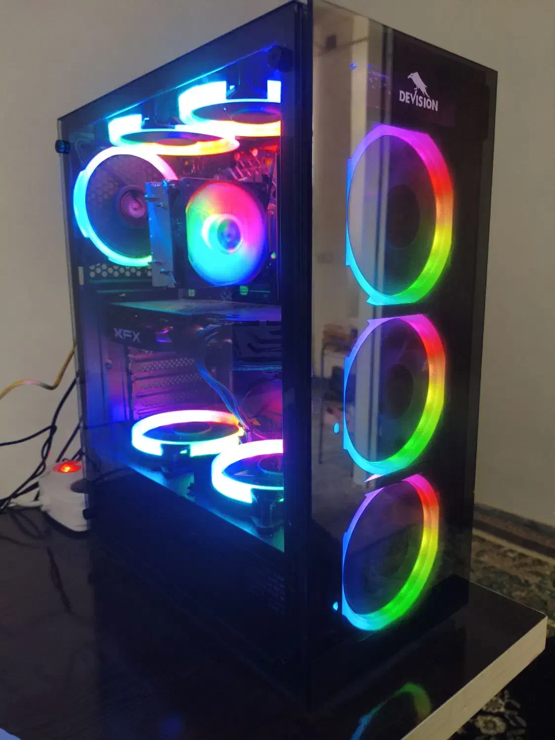 کیس کامپیوتر گیمینگ (فروش فوری)|رایانه رومیزی|نورآباد ممسنی, |دیوار