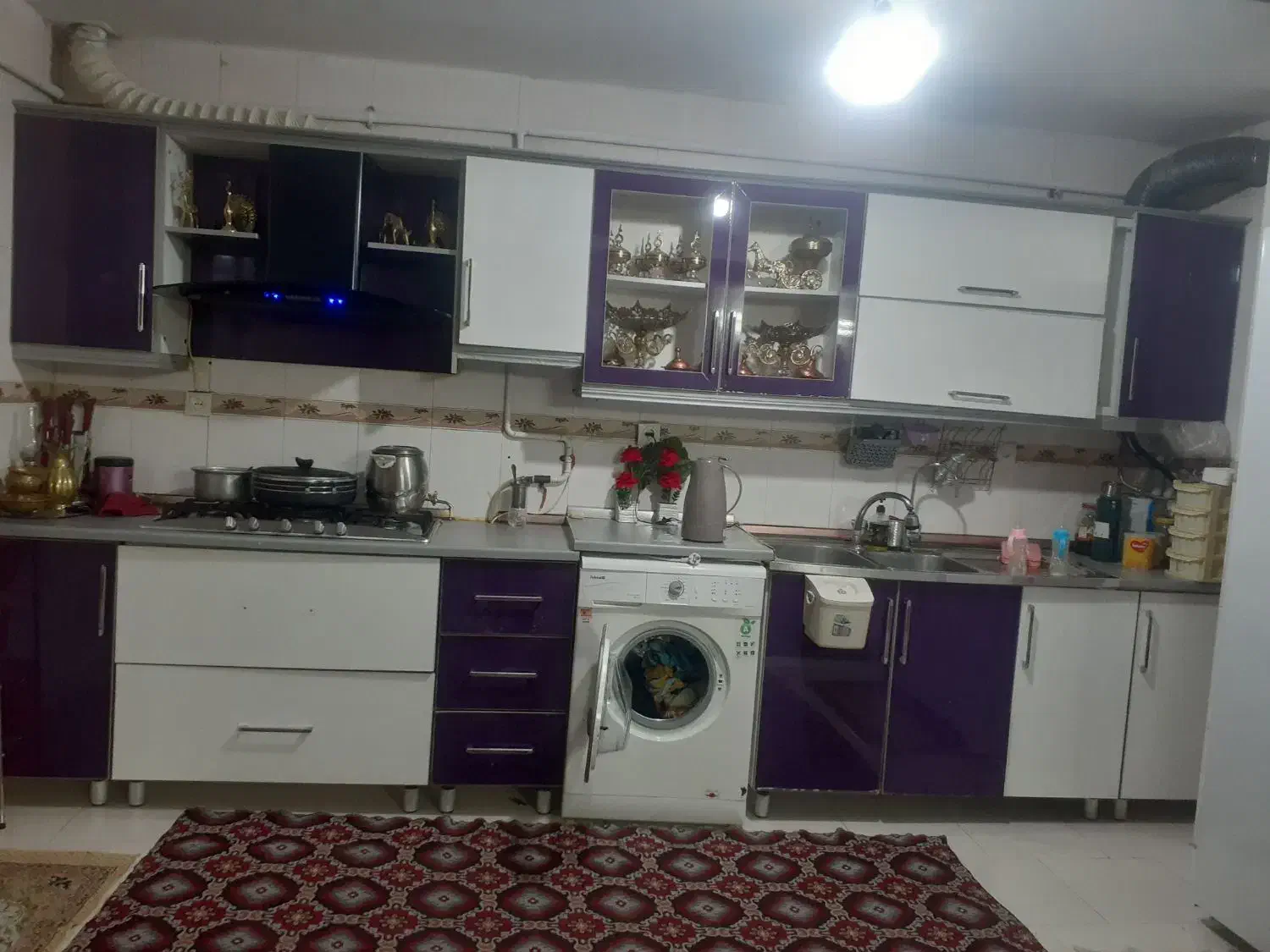 کابینت هایگلس با هود مدل کن|اجاق گاز و لوازم برقی پختوپز|اشتهارد, |دیوار