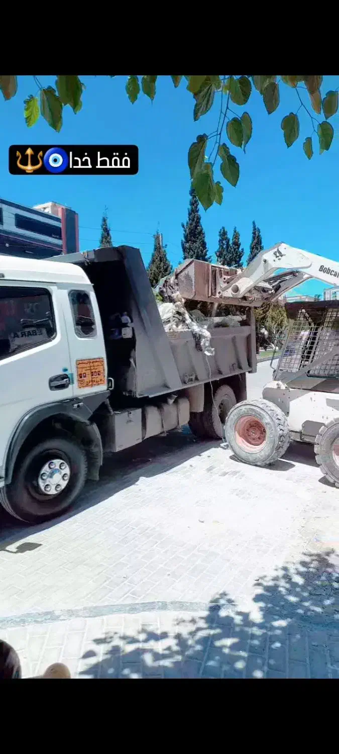 حمل نخاله و مصالح ساختمانی اجاره بابکت|خدمات حمل و نقل|اسلامشهر, باغ فیض|دیوار