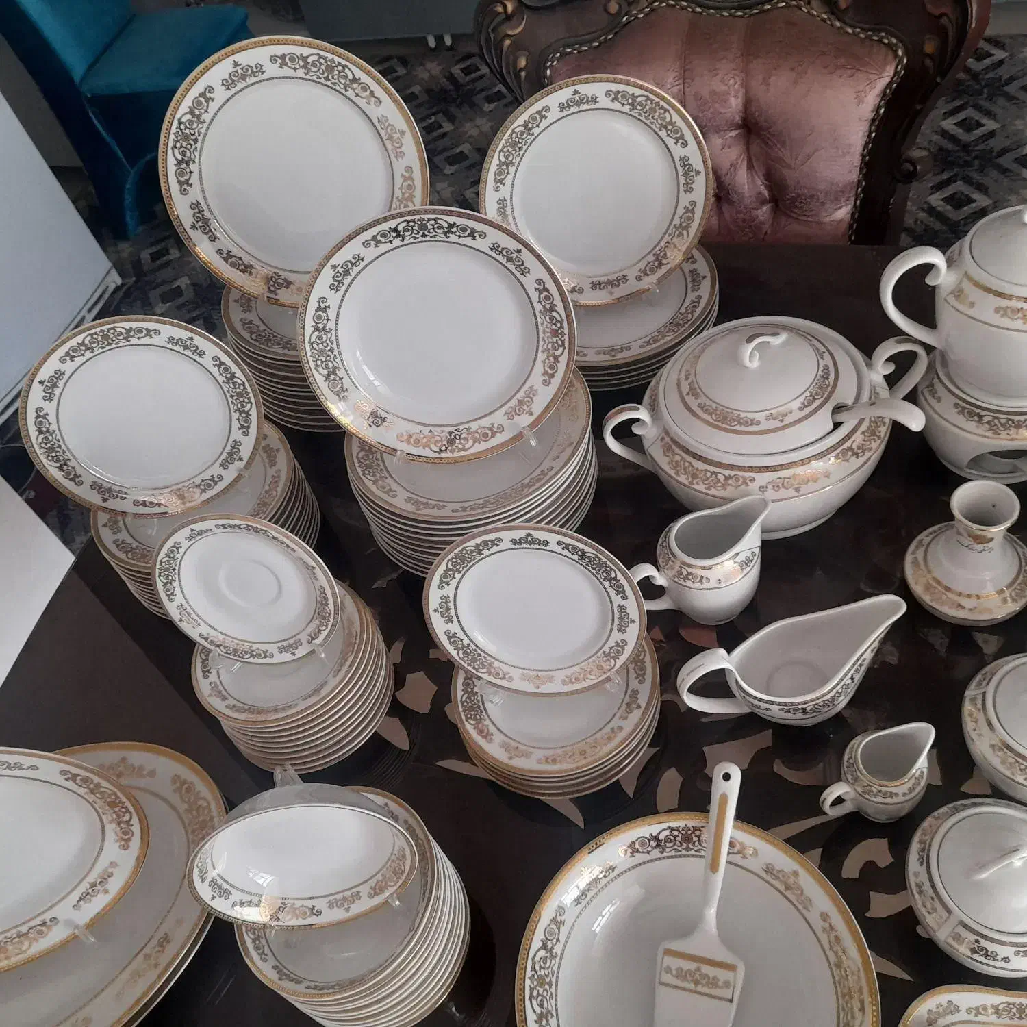 سرویس چینی نو|ظروف سرو و پذیرایی|قهدریجان, |دیوار