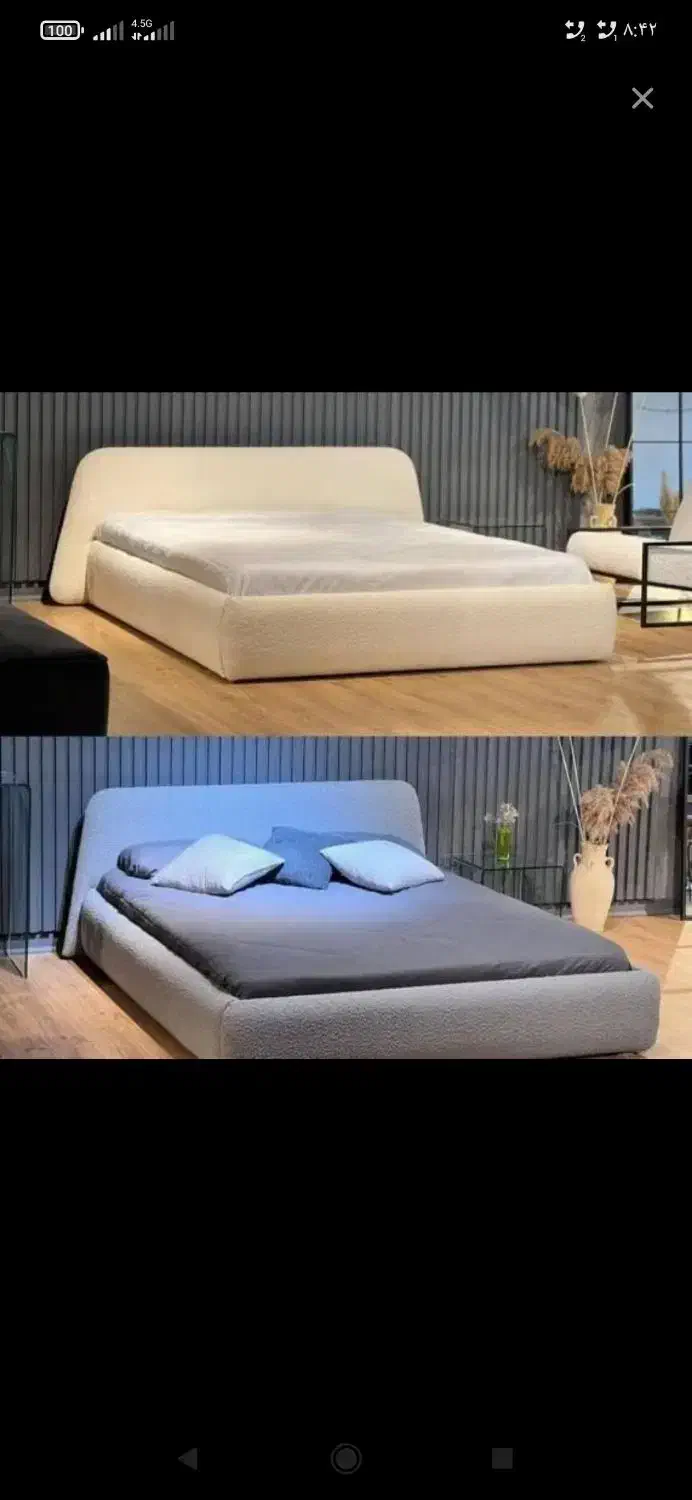 تخت تدی مینیمال|تخت و سرویس خواب|رشت, کوی حسینی|دیوار