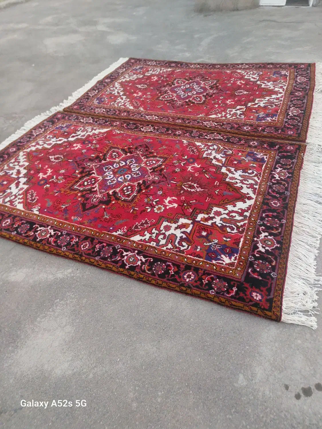 ۲عدد فرش نقشه تاجری|فرش|خواجه, |دیوار