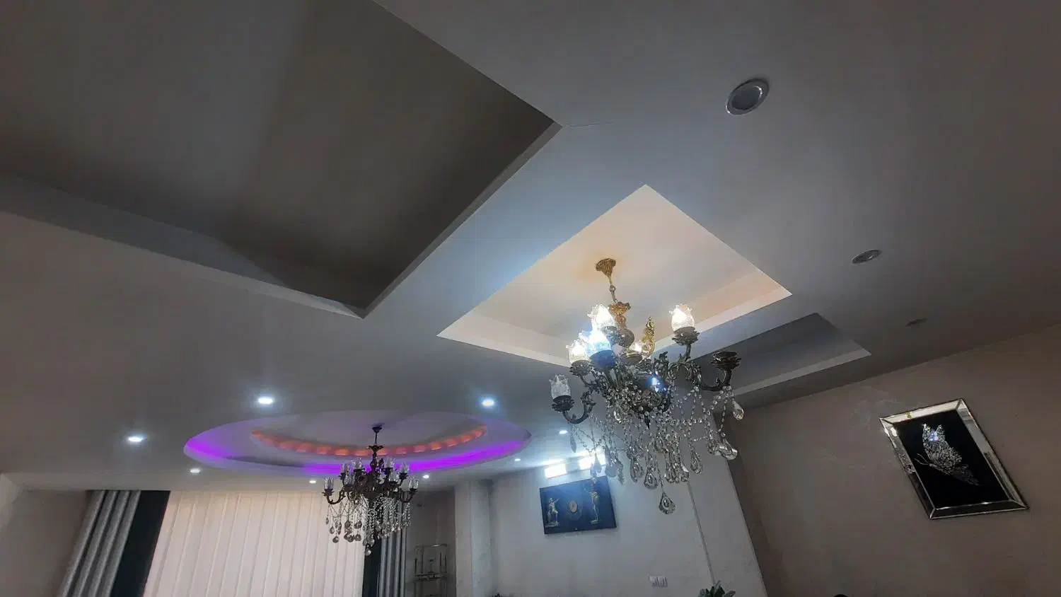 لوستر برنز|لوستر و چراغ آویز|آبیک, |دیوار