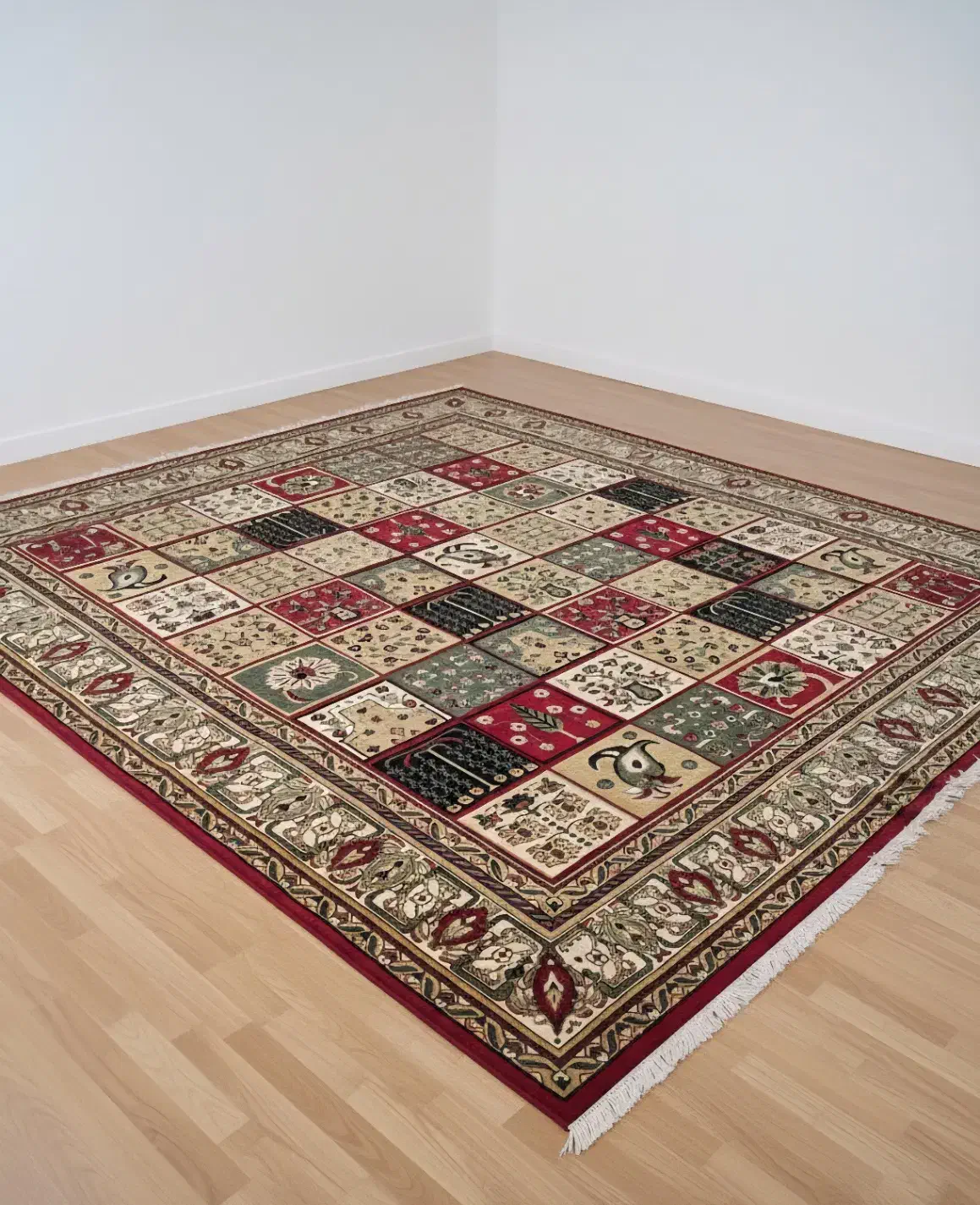 فرش ۱۲ متری (۳ در ۴) دسته دوم|فرش|لامرد, |دیوار