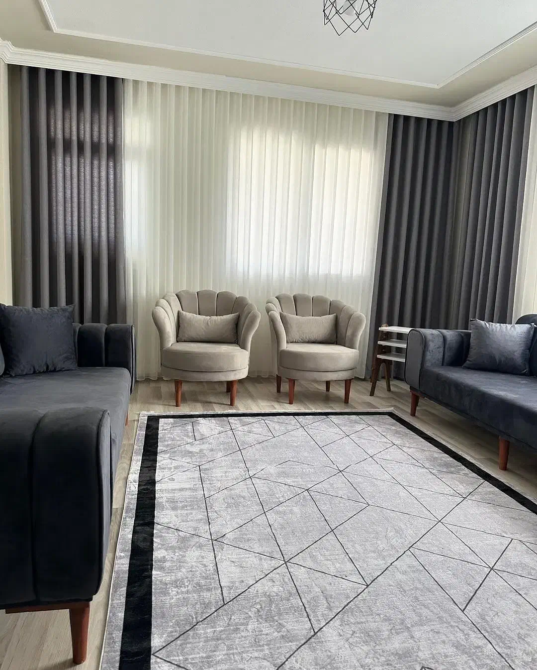 پرده مینیمال شیک و مدرن برای سالن و اتاق خواب|پرده، رانر، رومیزی|بندرعباس, |دیوار