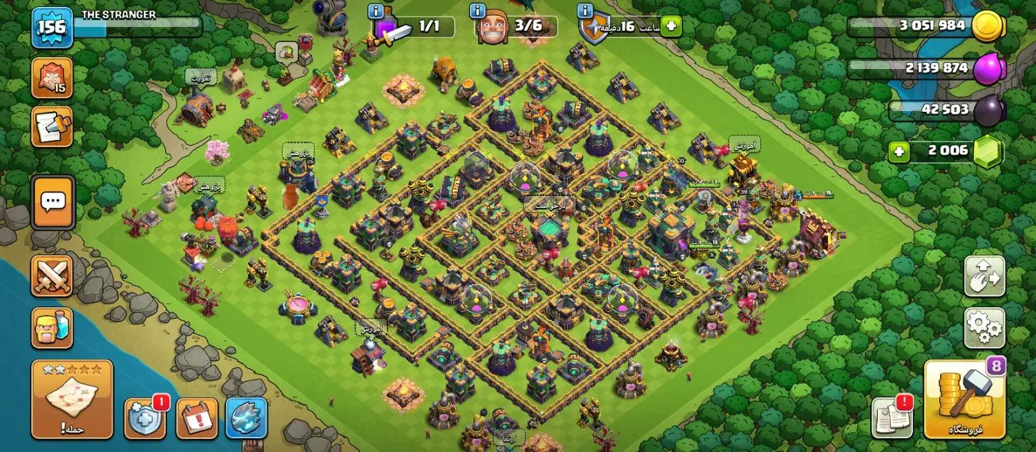 اکانت کـلش اف کلنز تاون 14|کنسول، بازی ویدئویی و آنلاین|کاشمر, |دیوار