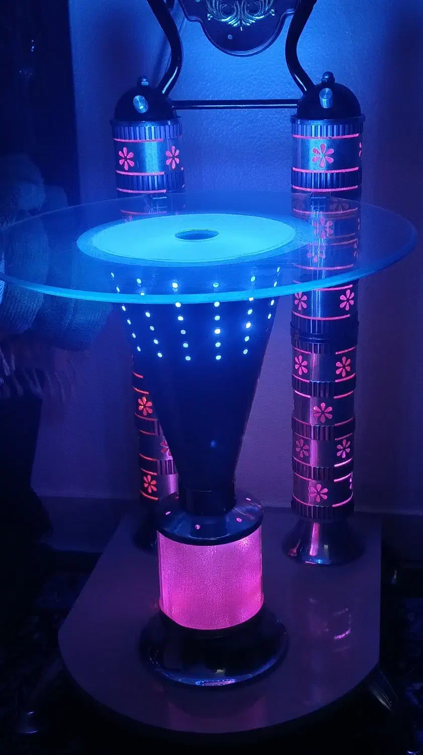 آباژور ساعت دار|چراغ خواب و آباژور|شاهینشهر, شهرک گلدیس|دیوار