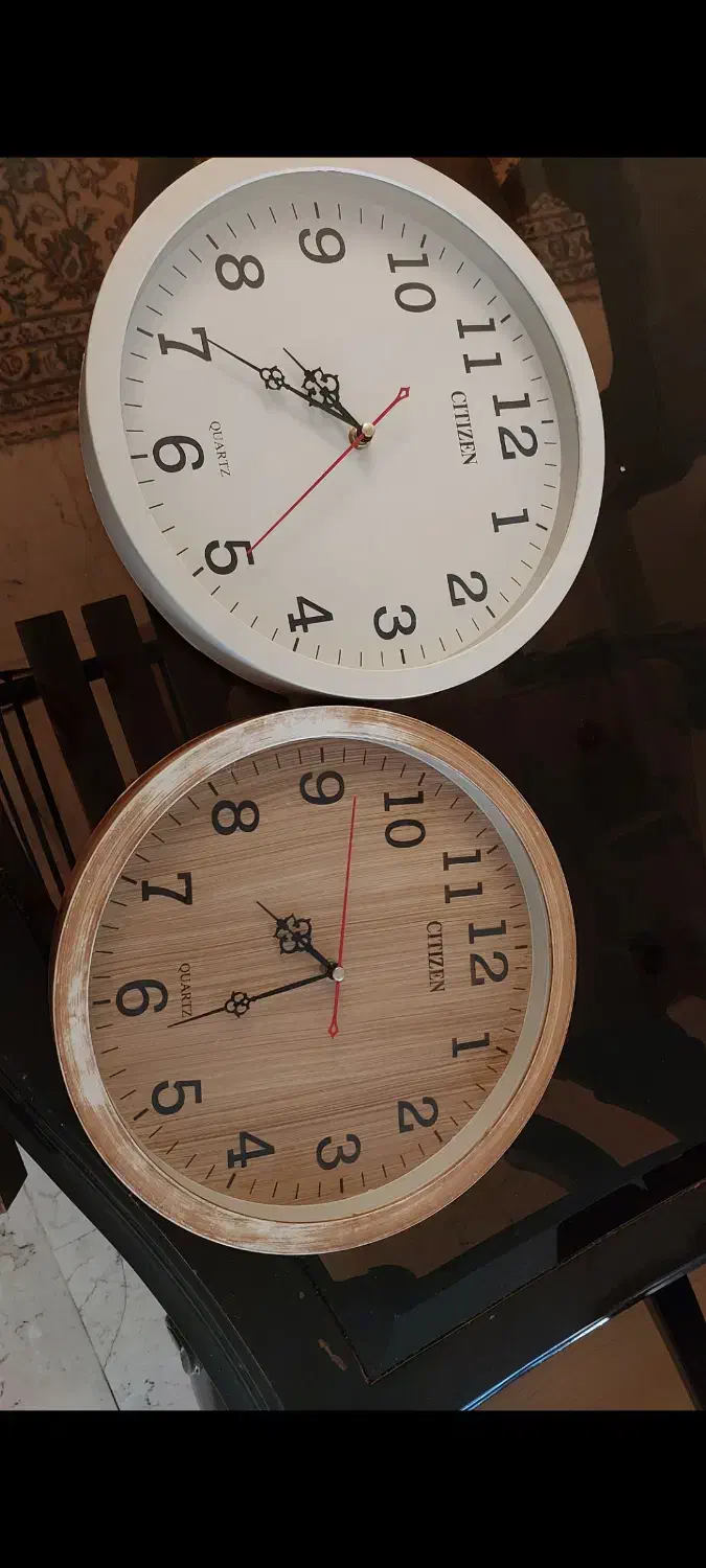 دو عدد ساعت دیواری|ساعت دیواری و تزئینی|تهران, ستارخان|دیوار