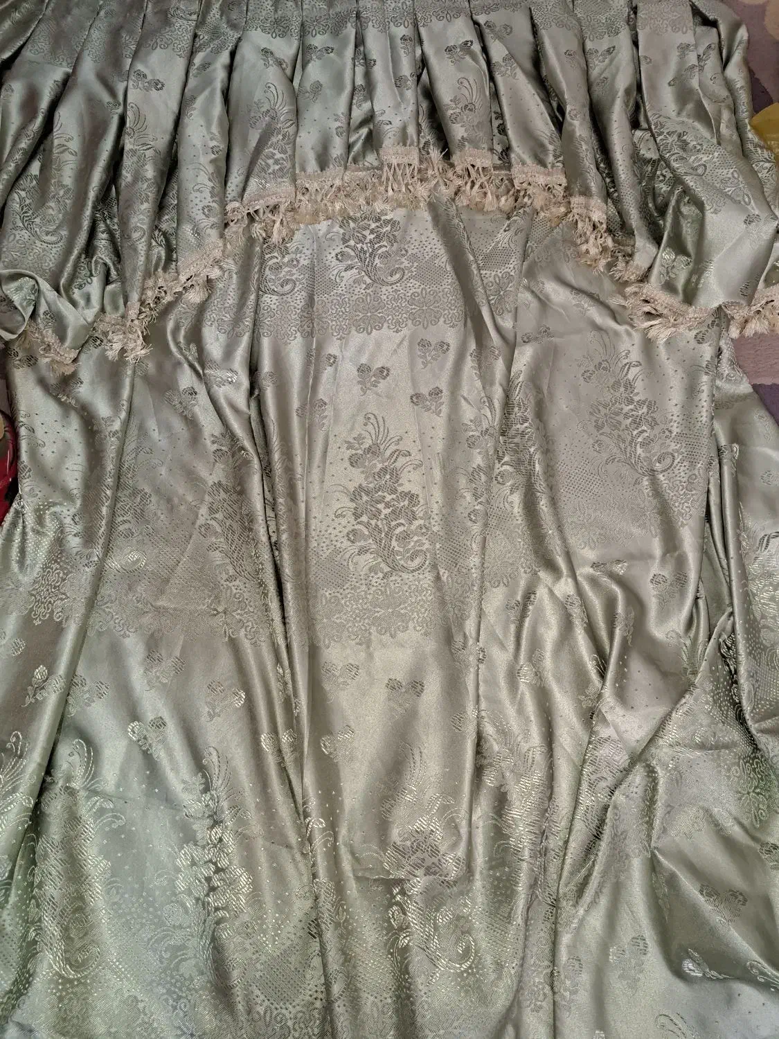 پرده ۲ عدد قیمت مناسب|پرده، رانر، رومیزی|اهواز, آریاشهر|دیوار