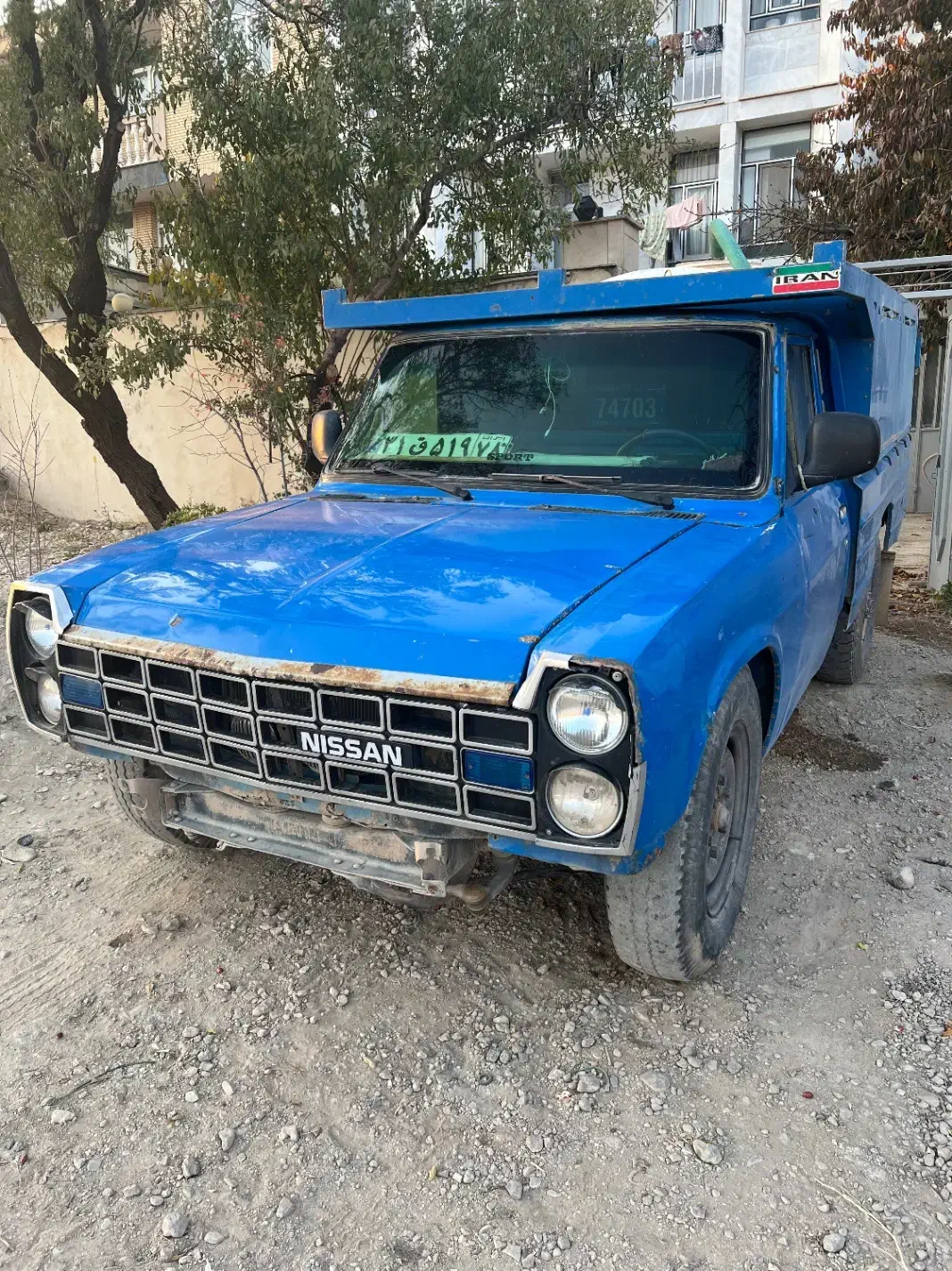 نیسان آبی ۷۴ بنزینی  فنی سالم  فیروزکوه|خودرو سواری و وانت|فیروزکوه, |دیوار