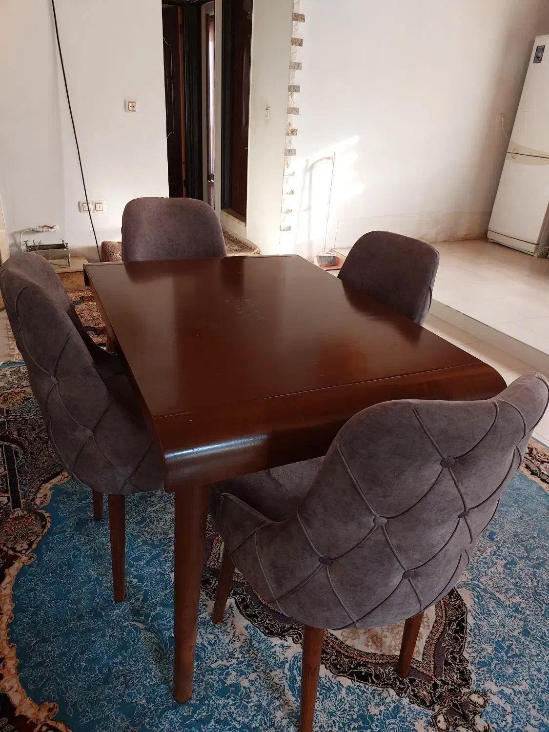 میز ناهار خوری ۴نفره|میز و صندلی غذاخوری|سلمانشهر, |دیوار