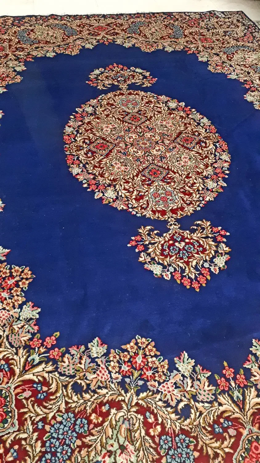 فرش دوازده متری دستباف کرمان راور|فرش|راین, |دیوار