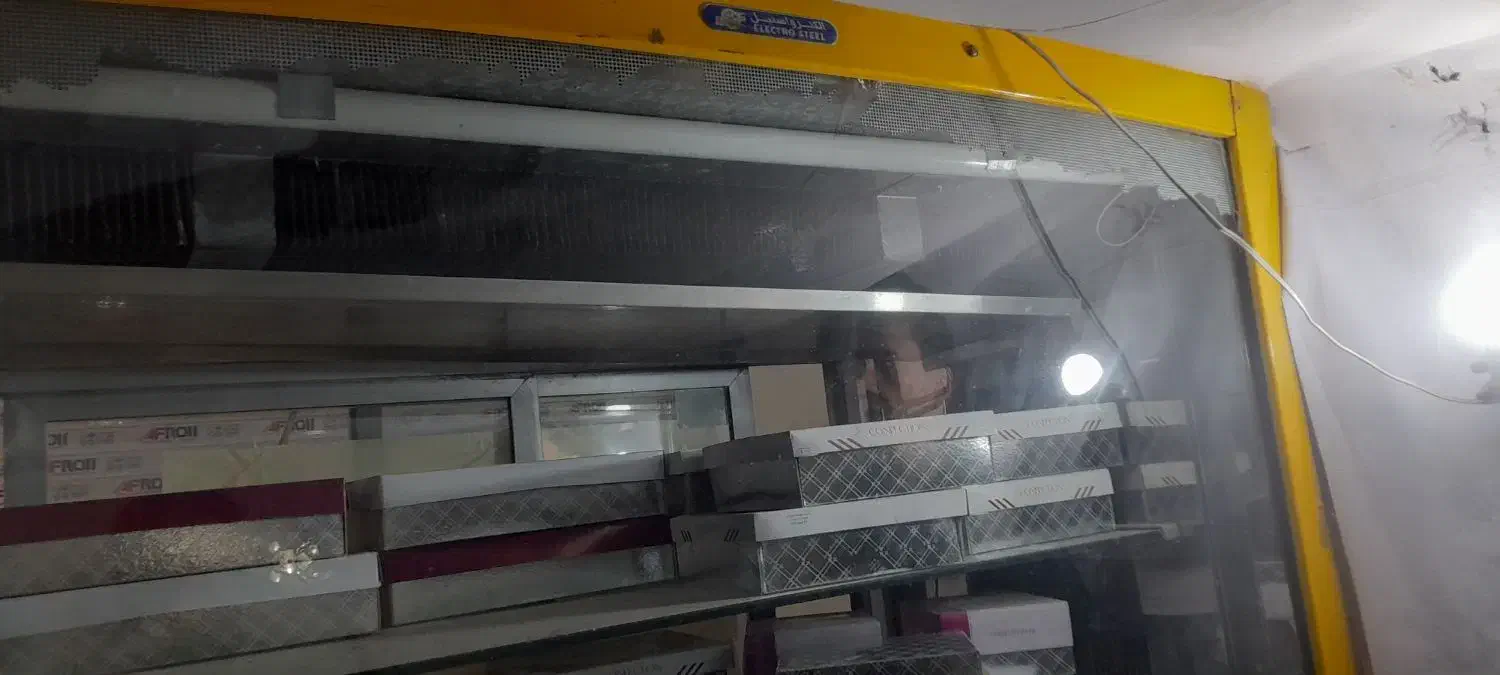 یخچال الکترو استیل ایستاده ویترینی . دوطرف نما|فروشگاه و مغازه|نیشابور, گنبد سبز|دیوار