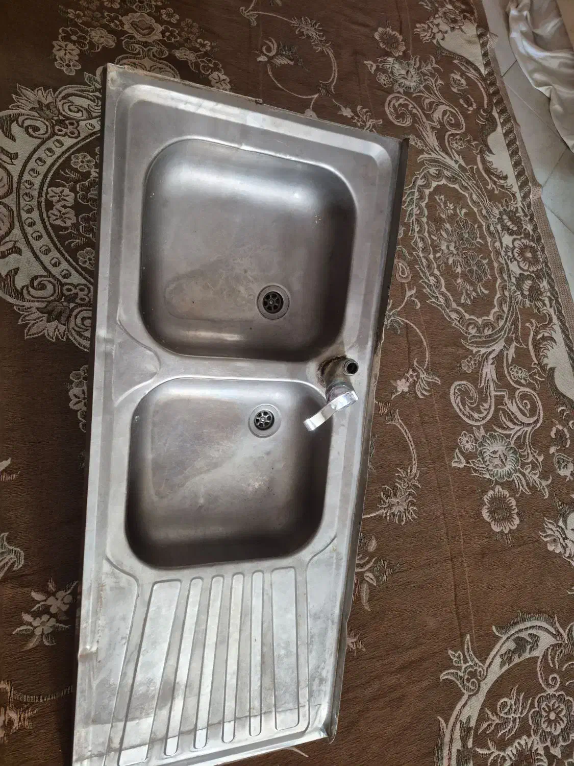 سینک دوقلو|مصالح و تجهیزات ساختمان|اصفهان, دشتستان|دیوار