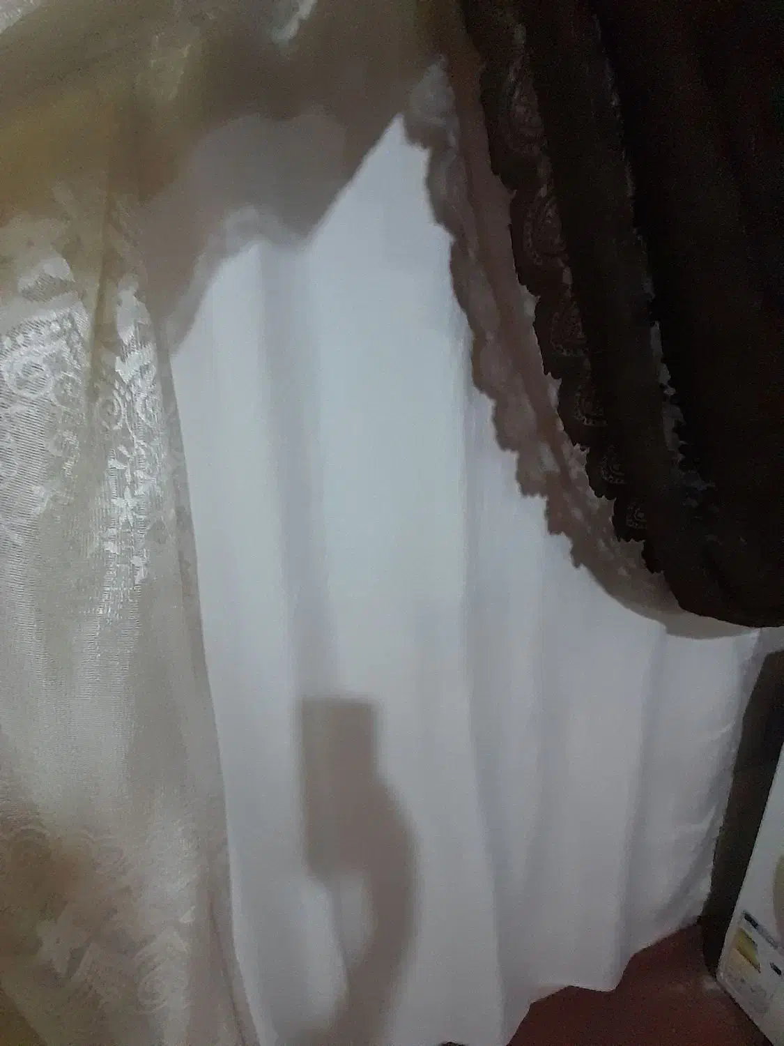 پرده با زیر پرده سالم در حد نو|پرده، رانر، رومیزی|ابهر, |دیوار