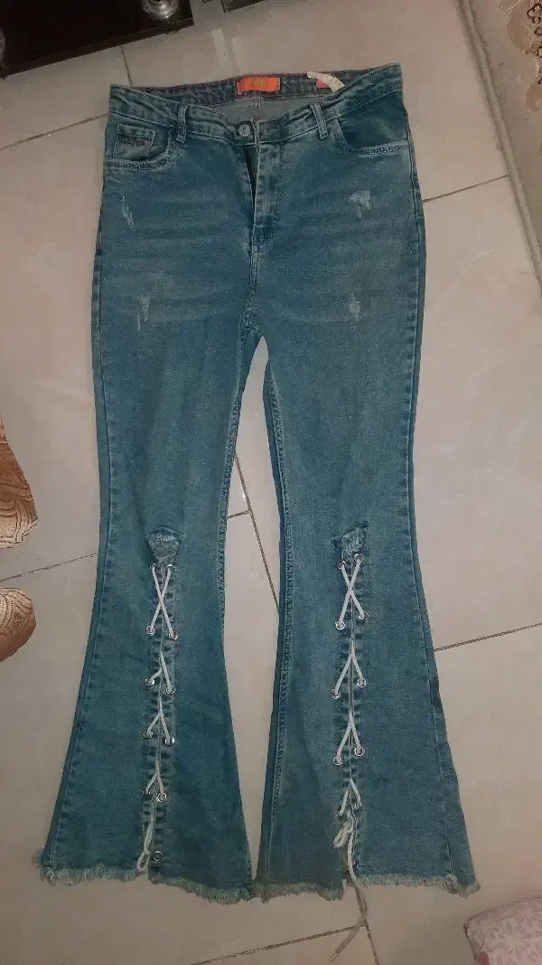 شلوار بوتکات دمپا لی ۴۰ ۴۲ ۴۴ ۳۲ ۳۳ آبی ترک شهریار|لباس|شهریار, شهریار|دیوار