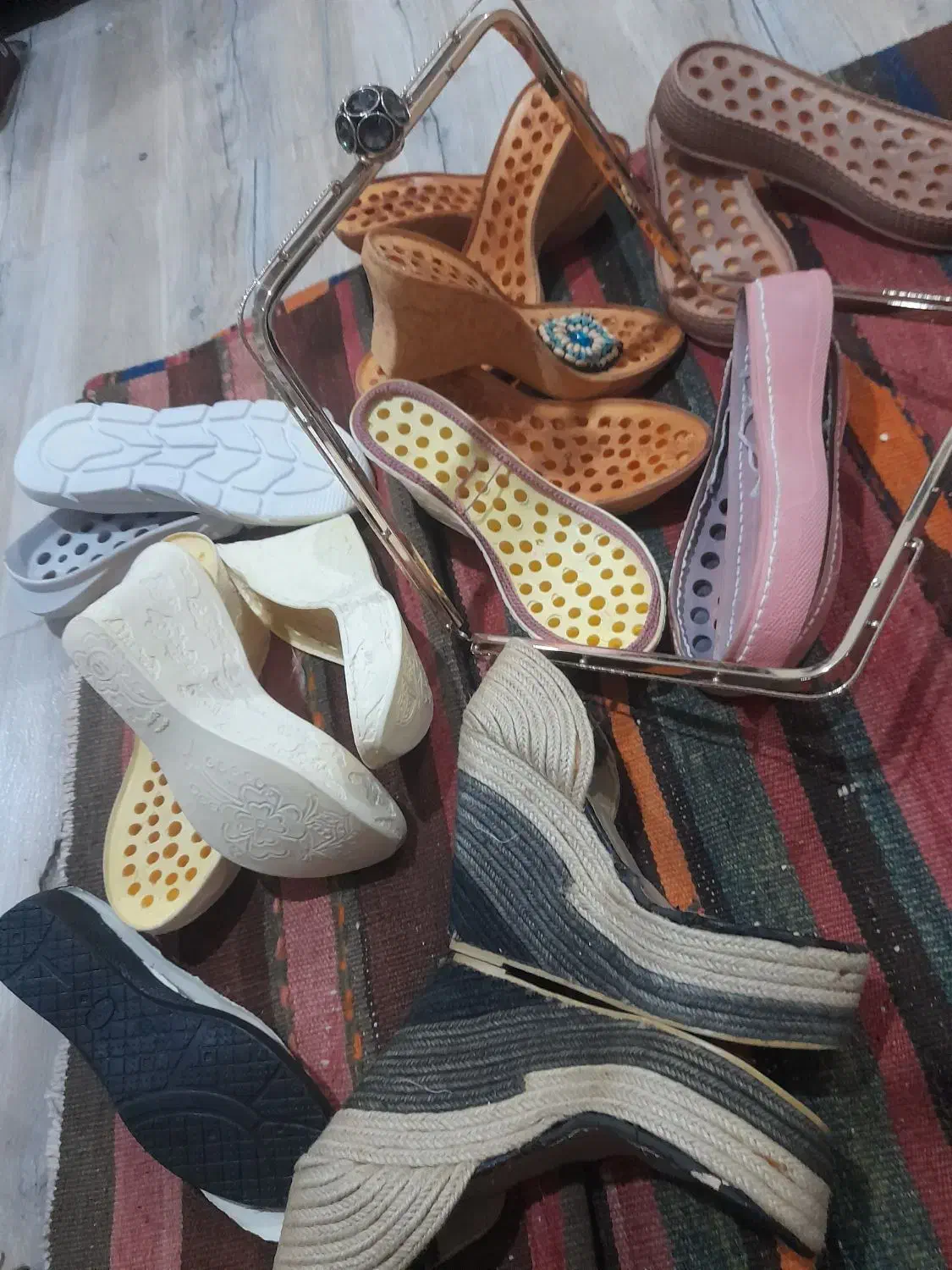 زیره کفش مناسب بافت گیوه و کفش سایز۳۹|کیف، کفش، کمربند|اسلامشهر, شهرک واوان|دیوار