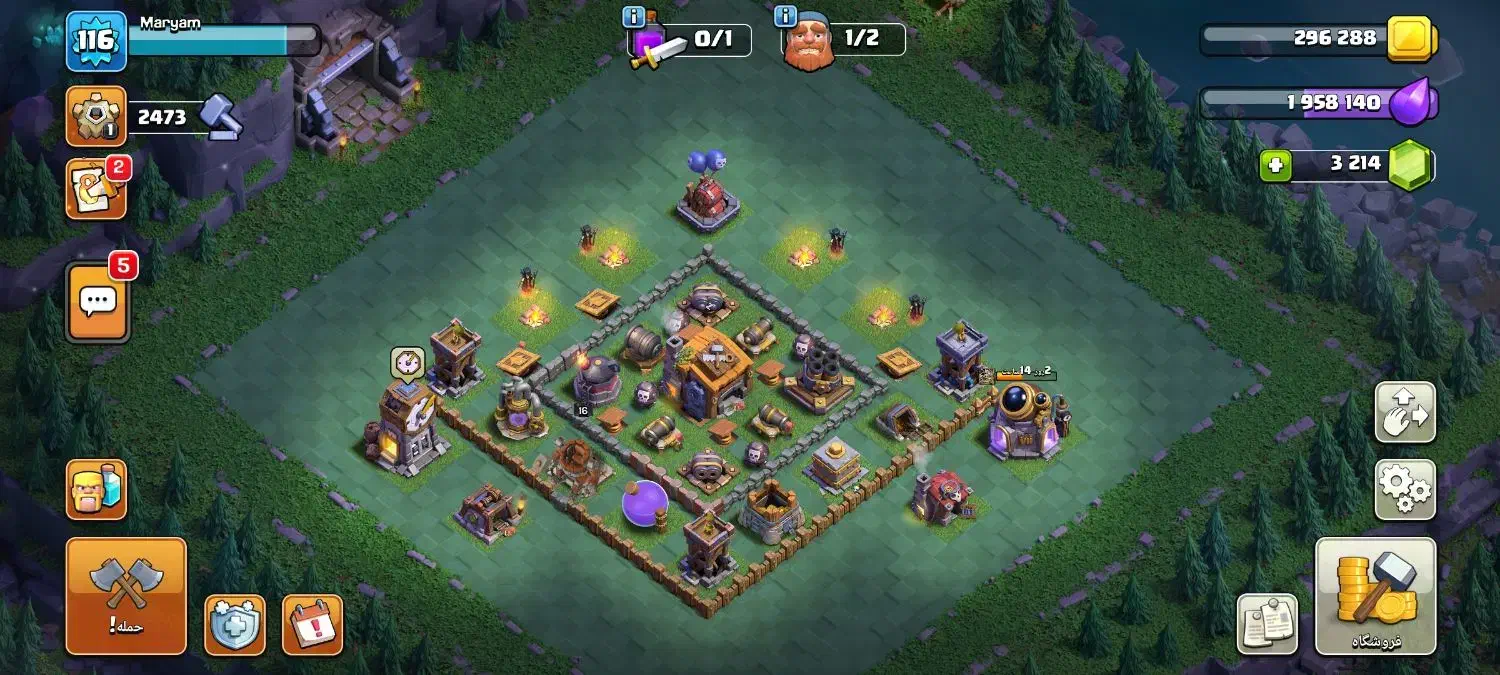 اکانت کلش تان 12|کنسول، بازی ویدئویی و آنلاین|سلماس, |دیوار