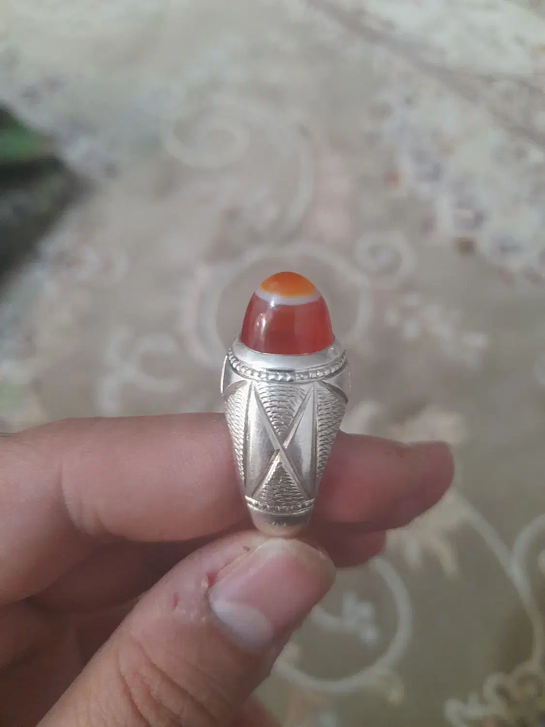 انگشتر کار یک خوش دست و خوش فرم|جواهرات|نسیمشهر, |دیوار