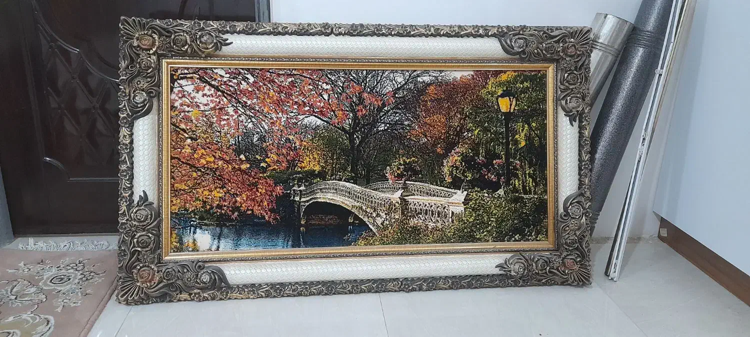 تابلو فرش منظره شیک مناسب جهیزیه|تابلو فرش|مشهد, طبرسی شمالی|دیوار