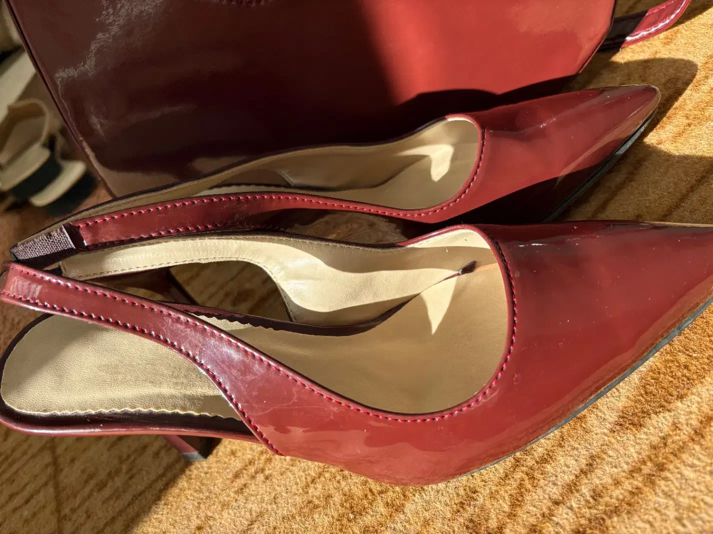 کیف و کفش البالویی ست /سایز ۴۰|کیف، کفش، کمربند|کرمانشاه, |دیوار