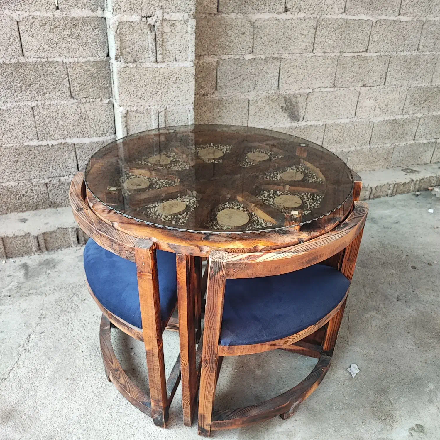 میز ناهار خوری 4نفره|میز و صندلی غذاخوری|فومن, |دیوار