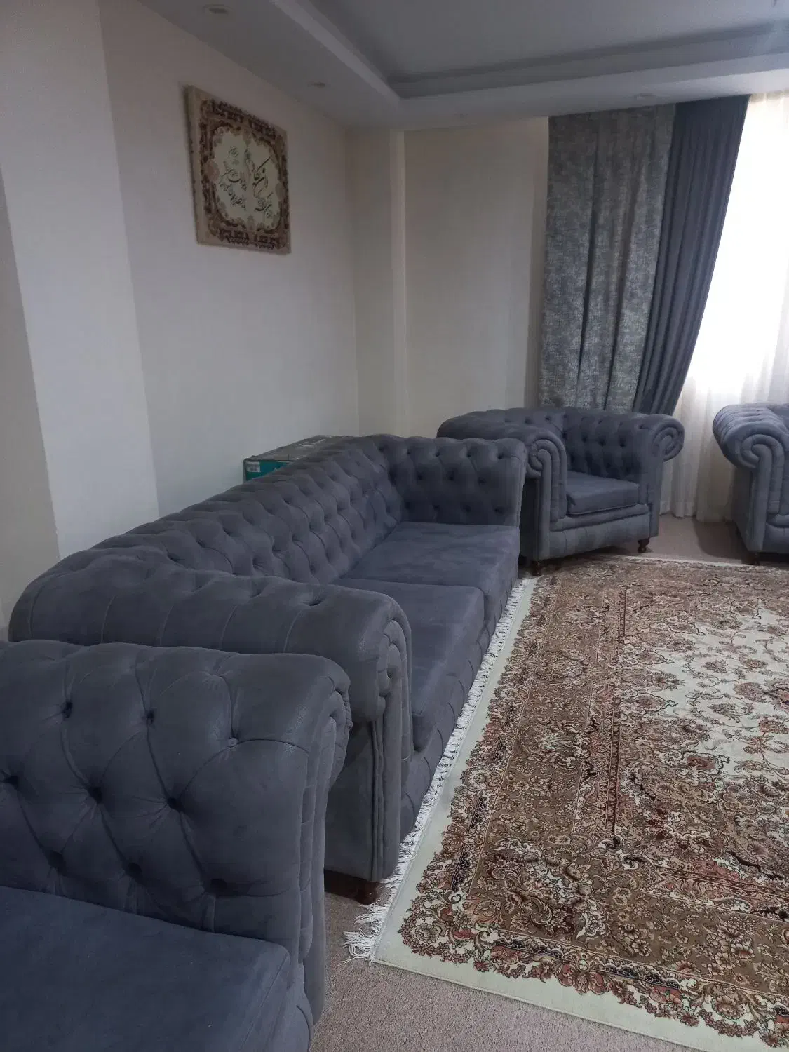 مبلمان هفت نفره چستر|مبلمان خانگی و میز عسلی|پردیس, فاز ۲|دیوار