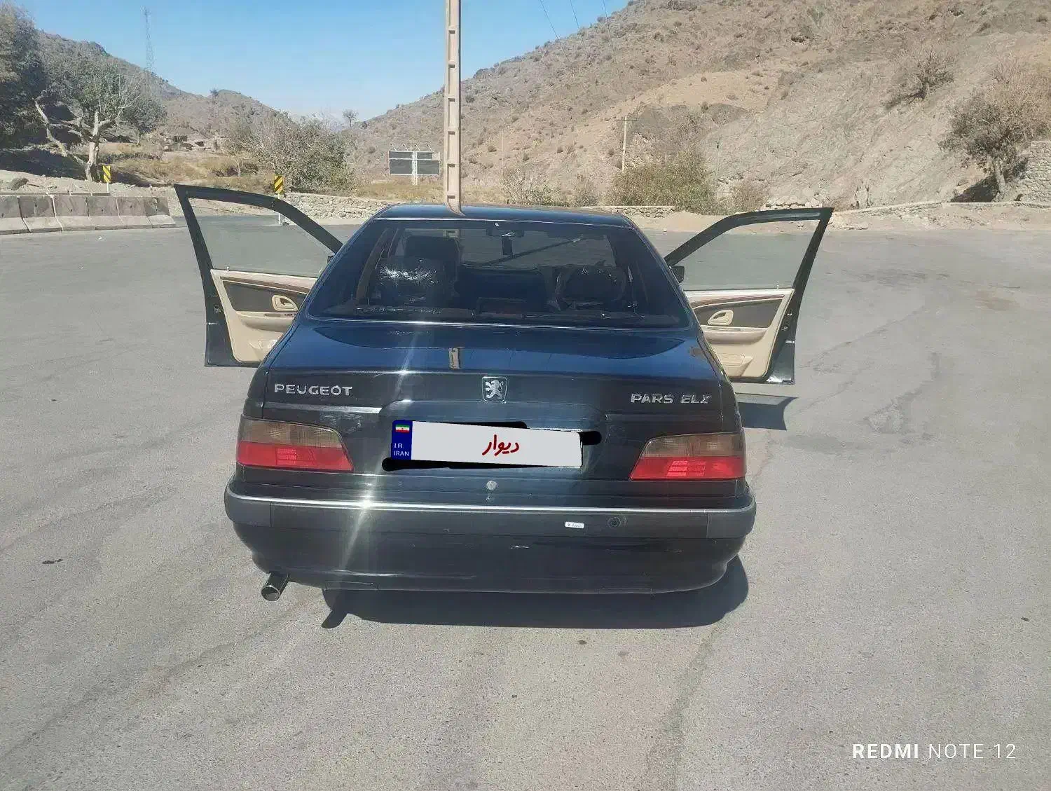 پارس xu7p مشکی 1401|خودرو سواری و وانت|بیرجند, |دیوار