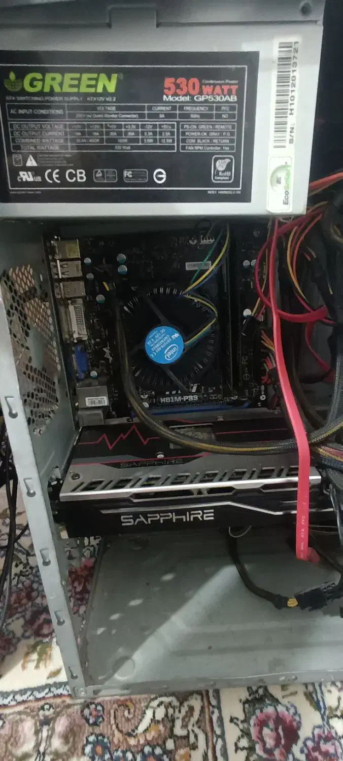 کیس گیمینگ به همراه مانیتور|رایانه رومیزی|نیشابور, ابراهیم ادهم|دیوار