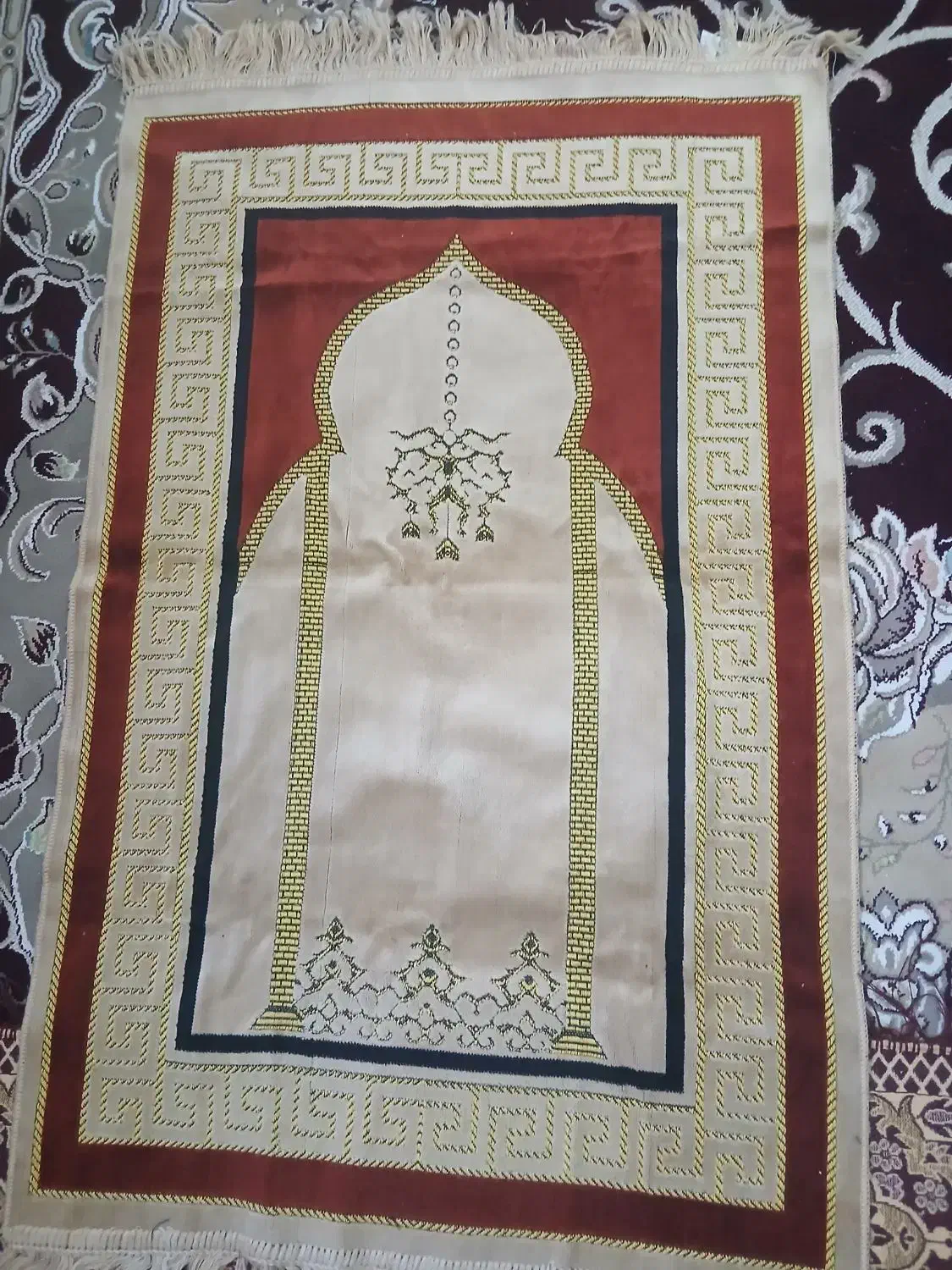 سجاده جانماز بزرگ مخمل درجه یک سوغات حج|صنایع دستی و سایر لوازم تزئینی|مشهد, رده|دیوار