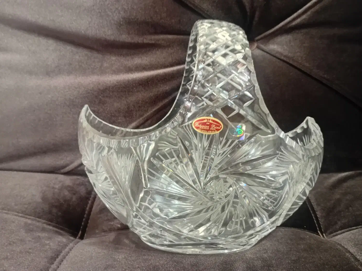 کریستال ساخت کشور چک مدل سبد|ظروف سرو و پذیرایی|بندر انزلی, سید آسیه|دیوار