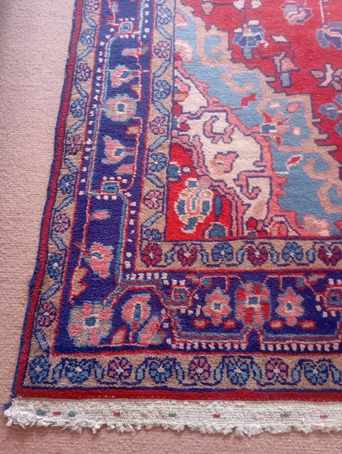 قالی دستباف قدیمی|فرش|مریوان, |دیوار