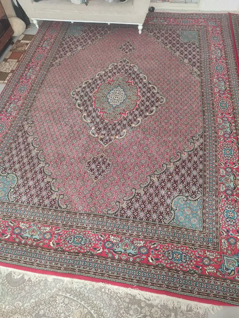 فرش 12 متری سالم قیمت کنار میام|فرش|زنجان, |دیوار