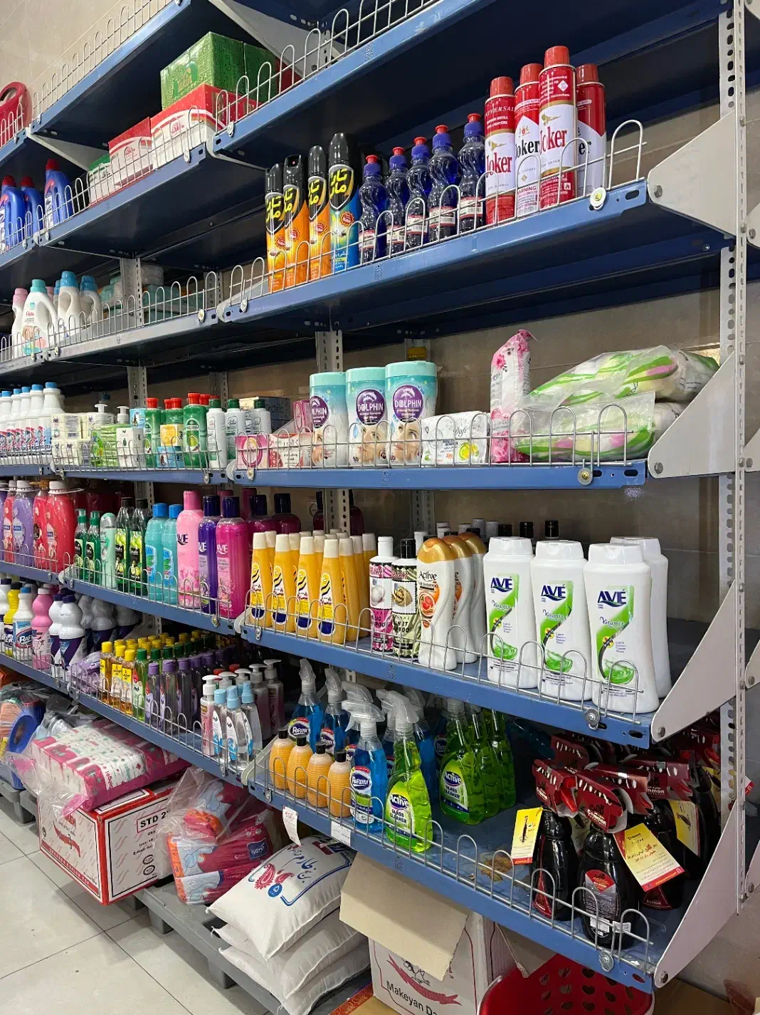 قفسه فلزی سوپر مارکت|فروشگاه و مغازه|شهرضا, |دیوار