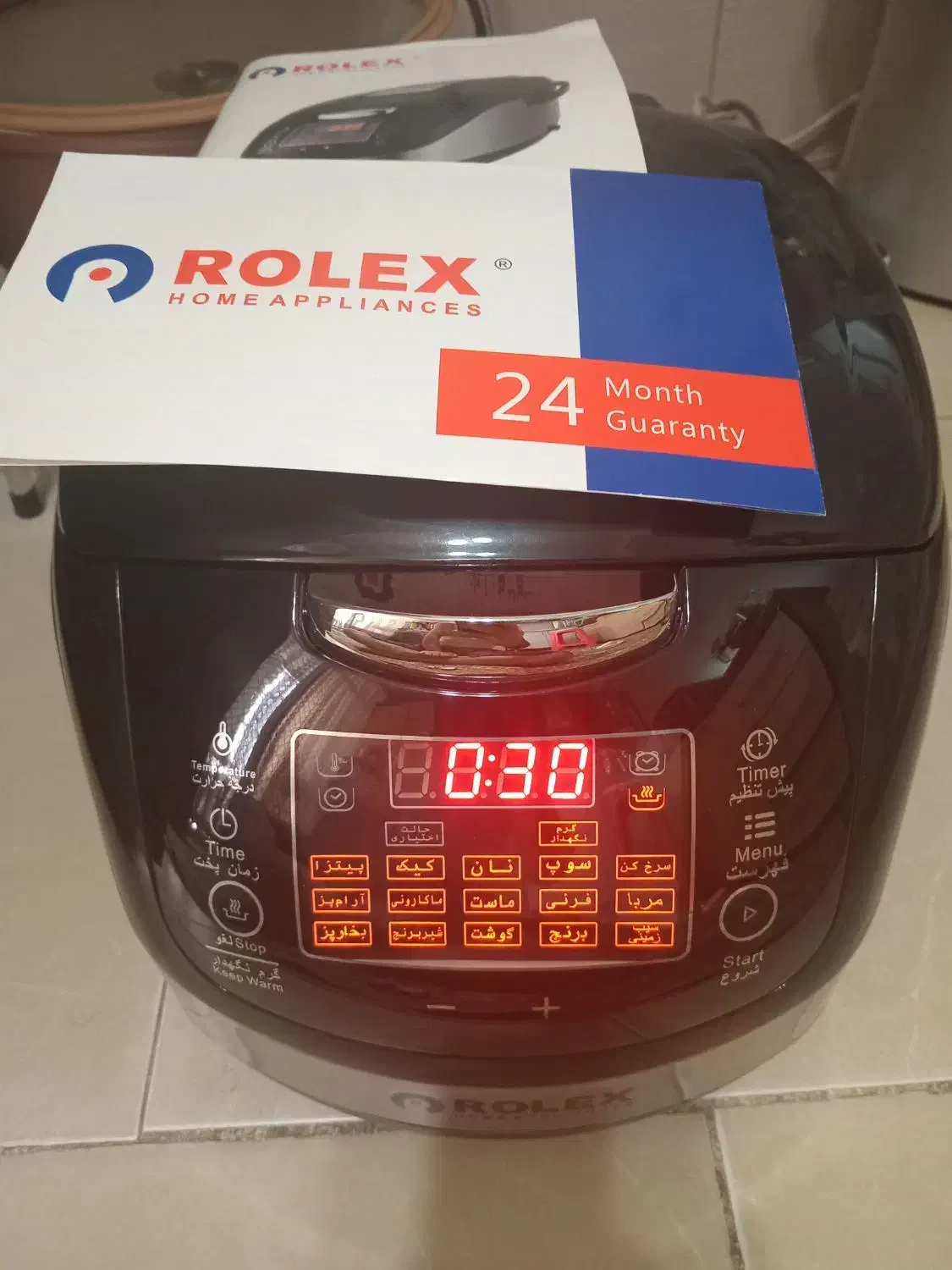 سرخ کن همه کاره رولکس نو|اجاق گاز و لوازم برقی پخت‌وپز|چهاردانگه (تهران), |دیوار