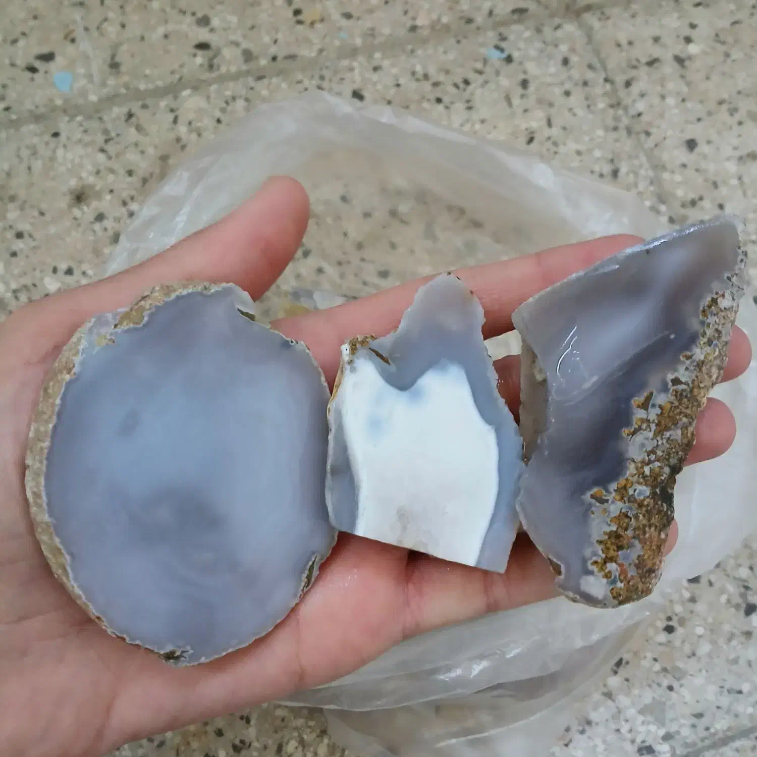 ۱ کیلو سنگ عقیق برش خورده|جواهرات|اصفهان, کوی امام|دیوار