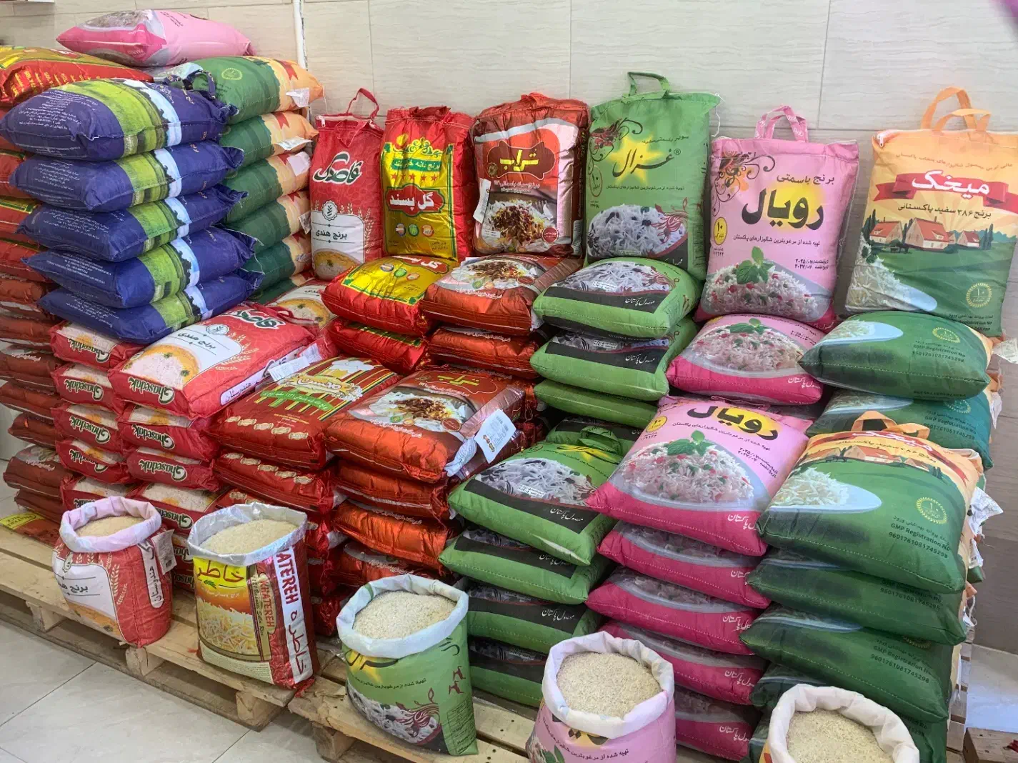 انواع برنج خارجی|خوردنی و آشامیدنی|رشت, جهاد|دیوار