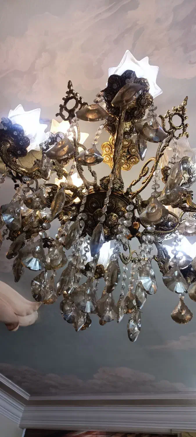 لوستر|لوستر و چراغ آویز|ری, شهید غیوری (ابن باویه)|دیوار