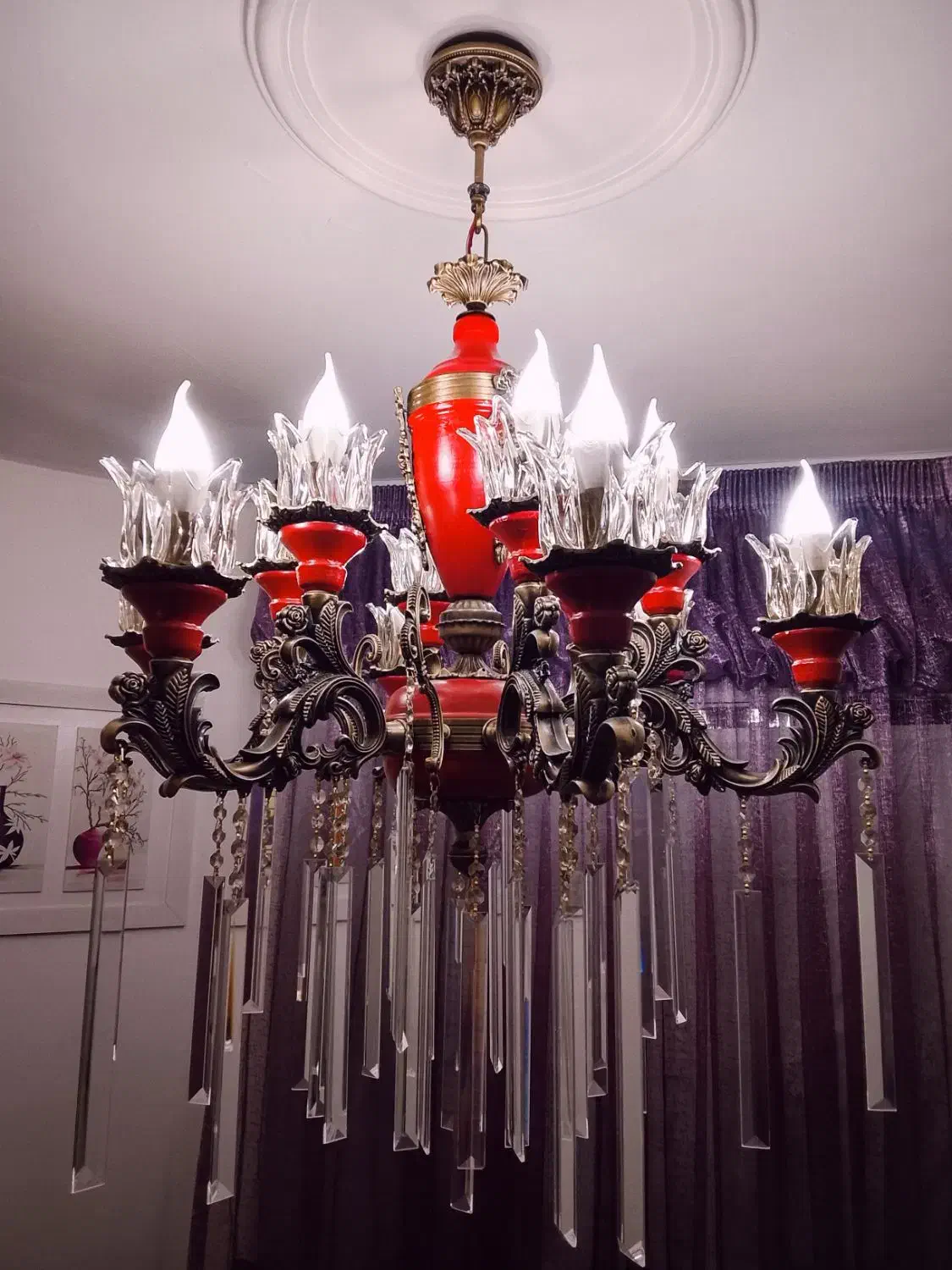 فروش یک عدد لوستر فوری|لوستر و چراغ آویز|تهران, تهرانپارس غربی|دیوار