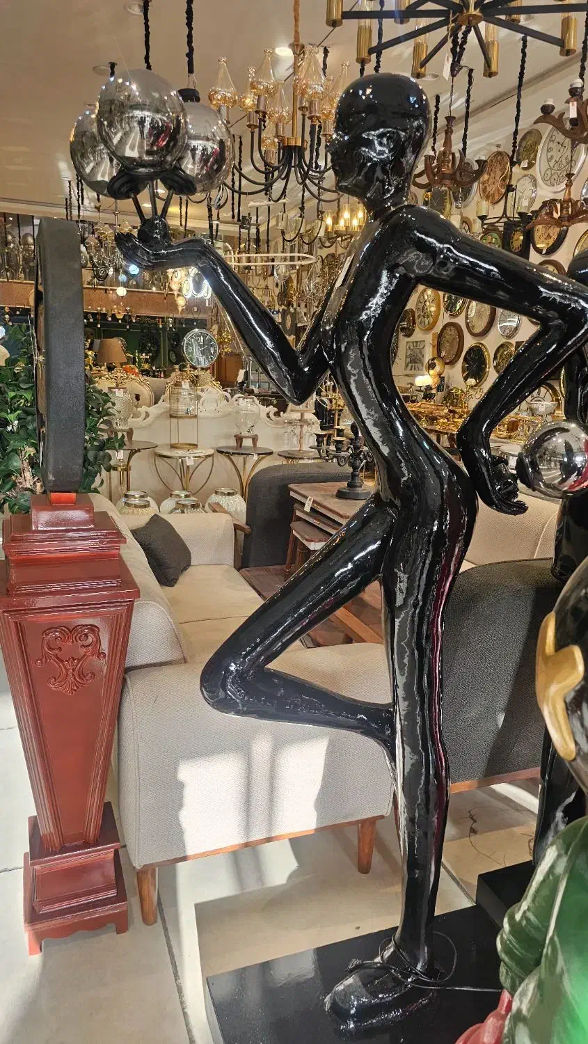 آباژور کنار سالنی دختربادکنکی|چراغ خواب و آباژور|مشهد, توس (بلوار توس)|دیوار