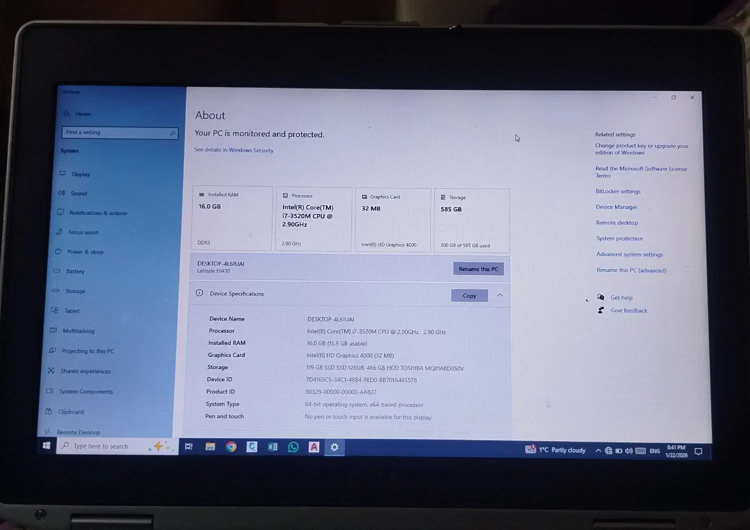لپ تاپ dell latitude e6530 i7|رایانه همراه|فردیس, انبار نفت|دیوار