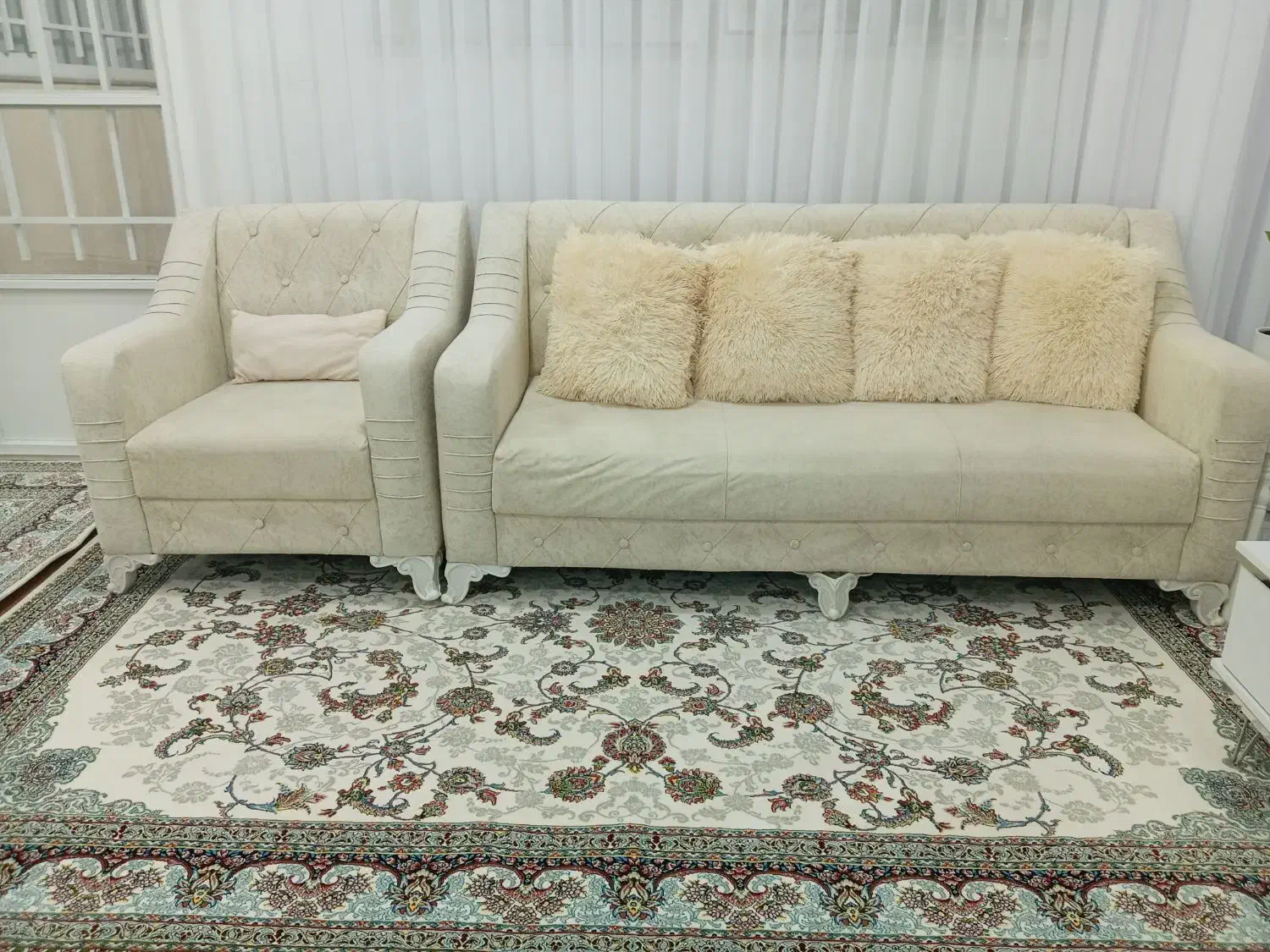 مبل 7نفره چستر در حدنو خیلی شیک|مبلمان خانگی و میز عسلی|مریوان, |دیوار